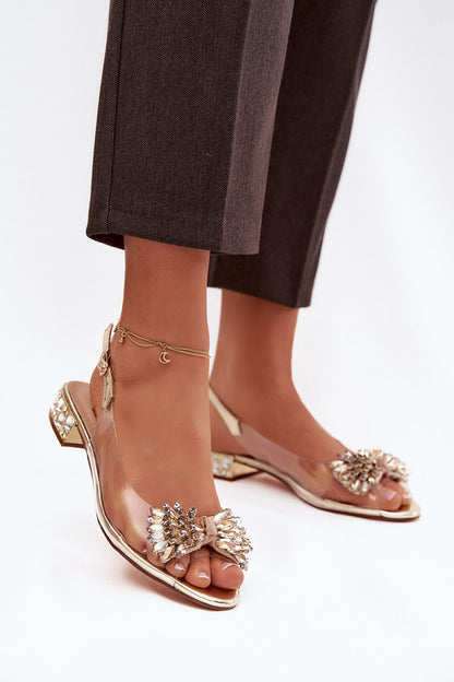  Sandały Model DA MR52-231 Gold - Step in style 