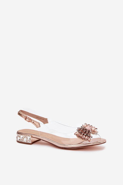  Sandały Model DA MR52-231 Pink Gold - Step in style 