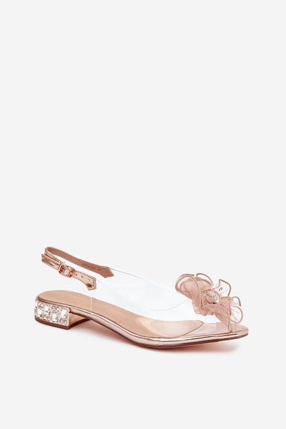  Sandały Model DA MR52-230 Pink Gold - Step in style 