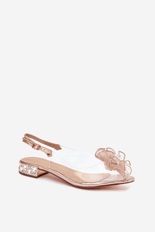  Sandały Model DA MR52-230 Pink Gold - Step in style 
