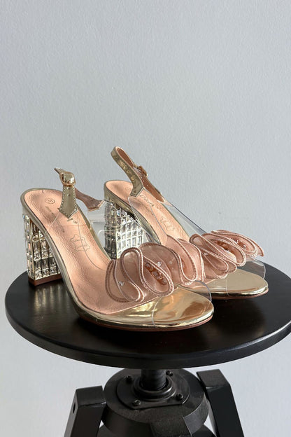  Sandały Model DA MR52-237 Gold - Step in style 
