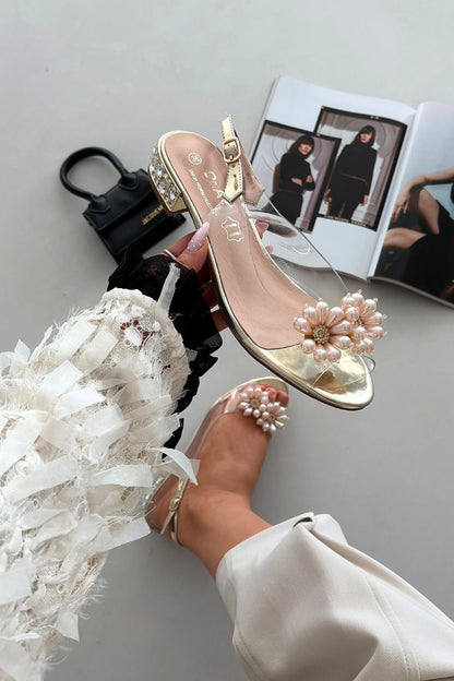  Sandały Model DA MR52-229 Gold - Step in style 