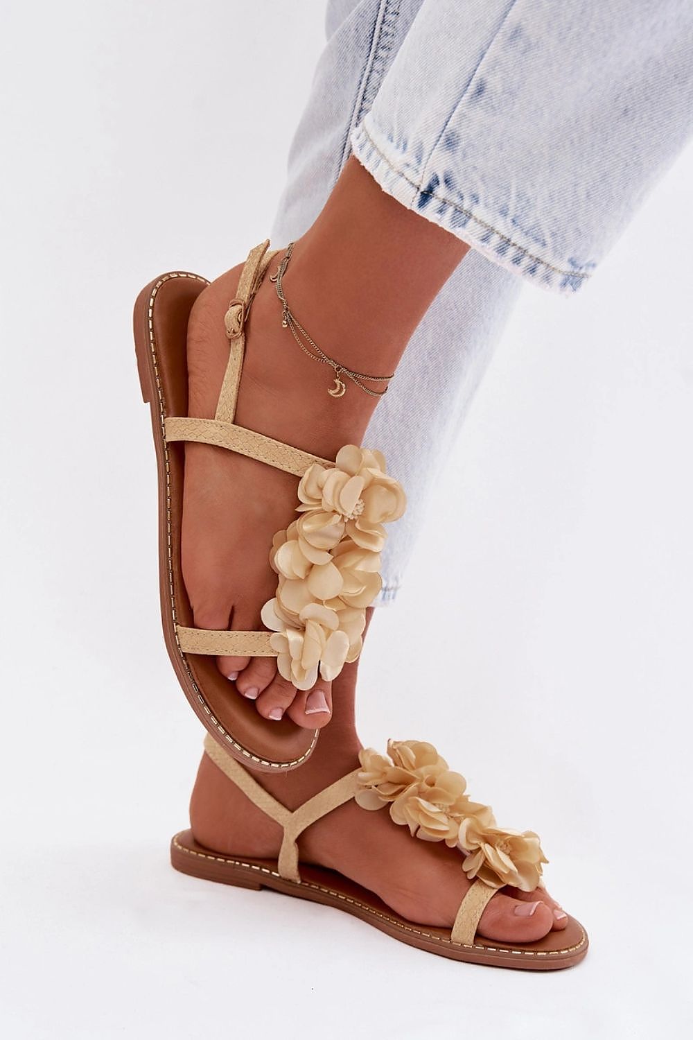  Sandały Model Noemia 23505 Gold - Step in style 