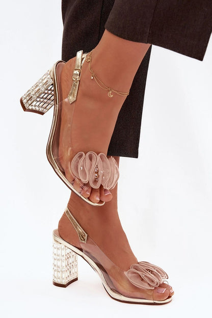  Sandały Model DA MR52-237 Gold - Step in style 