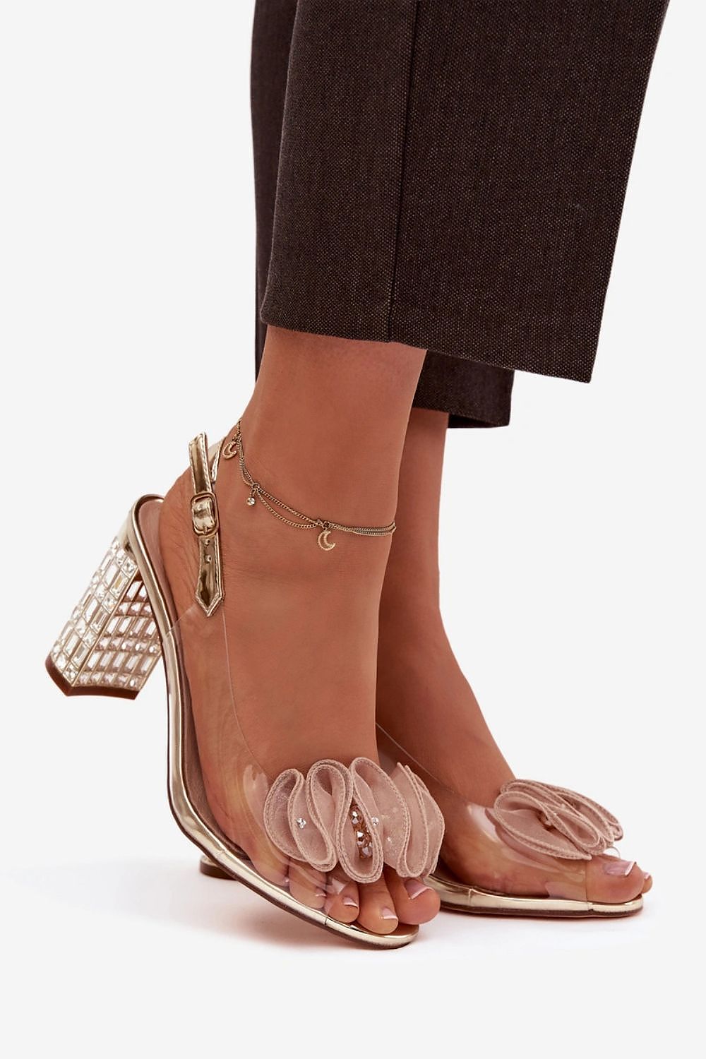  Sandały Model DA MR52-237 Gold - Step in style 