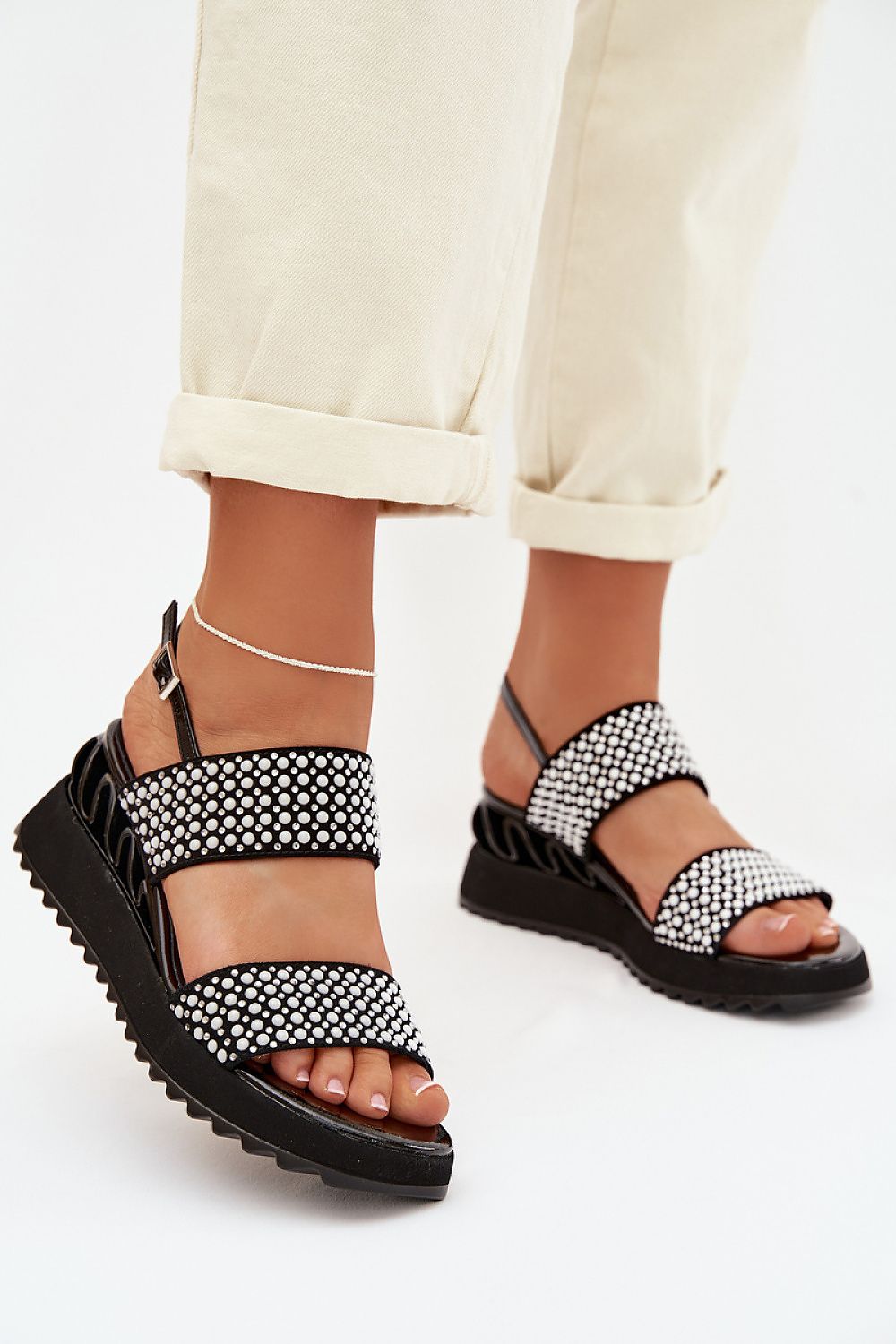  Sandały Model DA CR61-3067 Black - Step in style 