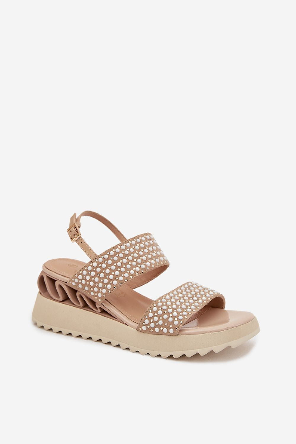  Sandały Model DA CR61-3067 Beige - Step in style 