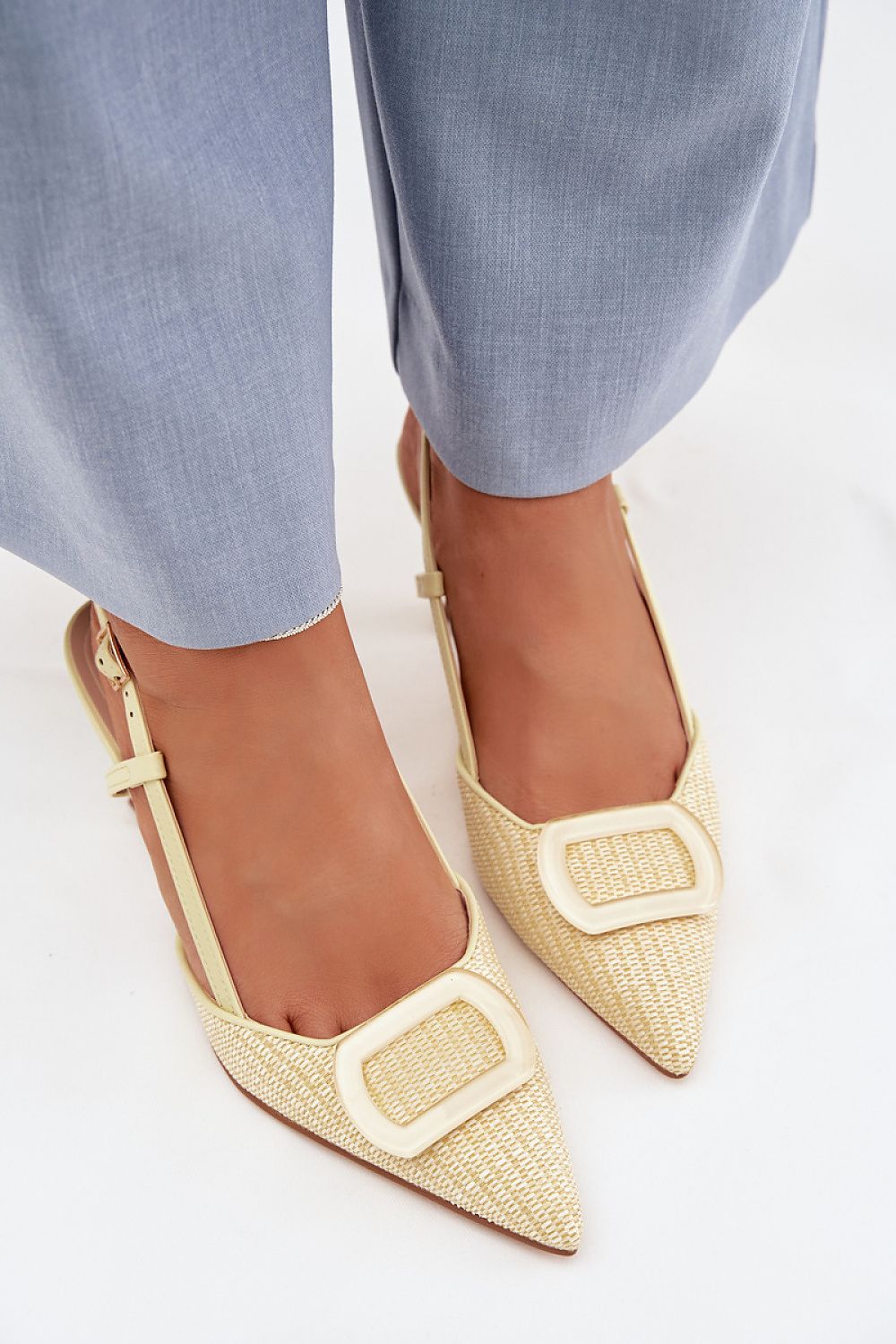  Sandały Model Eslina 6371 Yellow - Step in style 