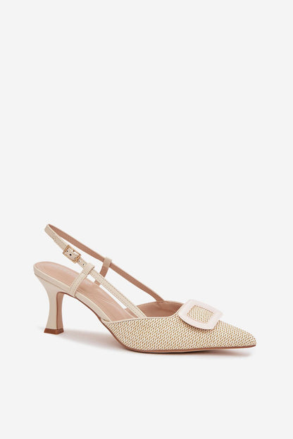  Sandały Model Eslina 6371 Beige - Step in style 