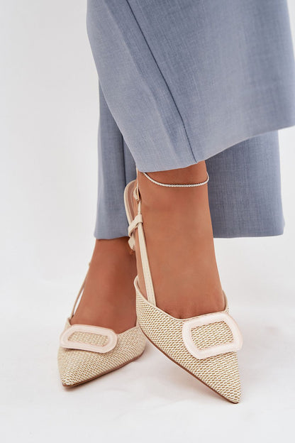  Sandały Model Eslina 6371 Beige - Step in style 