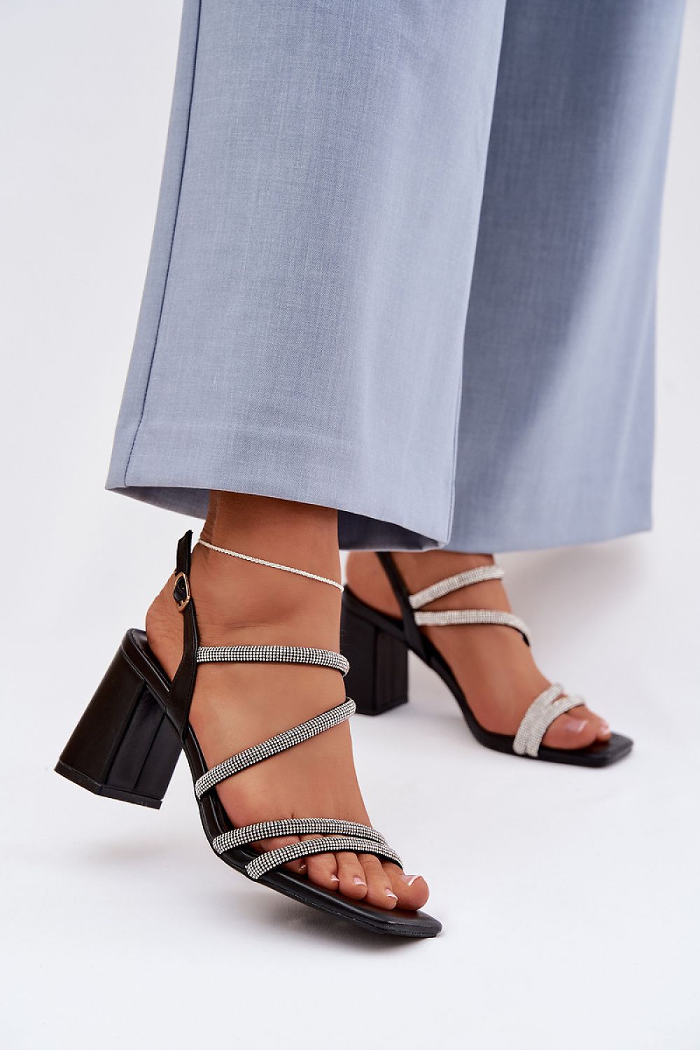  Sandały Model Brelia X8469 Black - Step in style 
