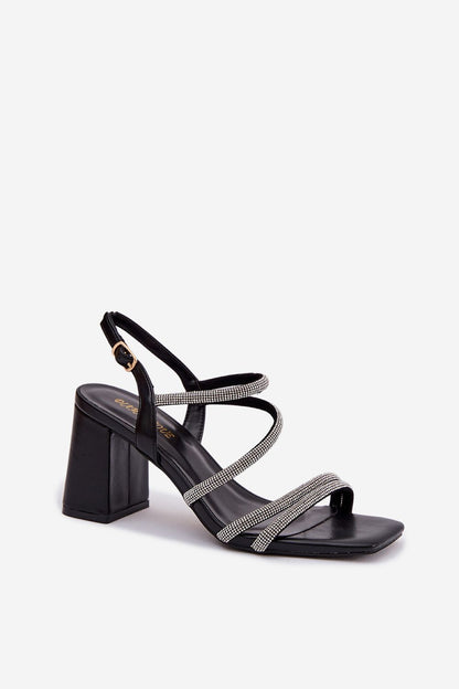  Sandały Model Brelia X8469 Black - Step in style 