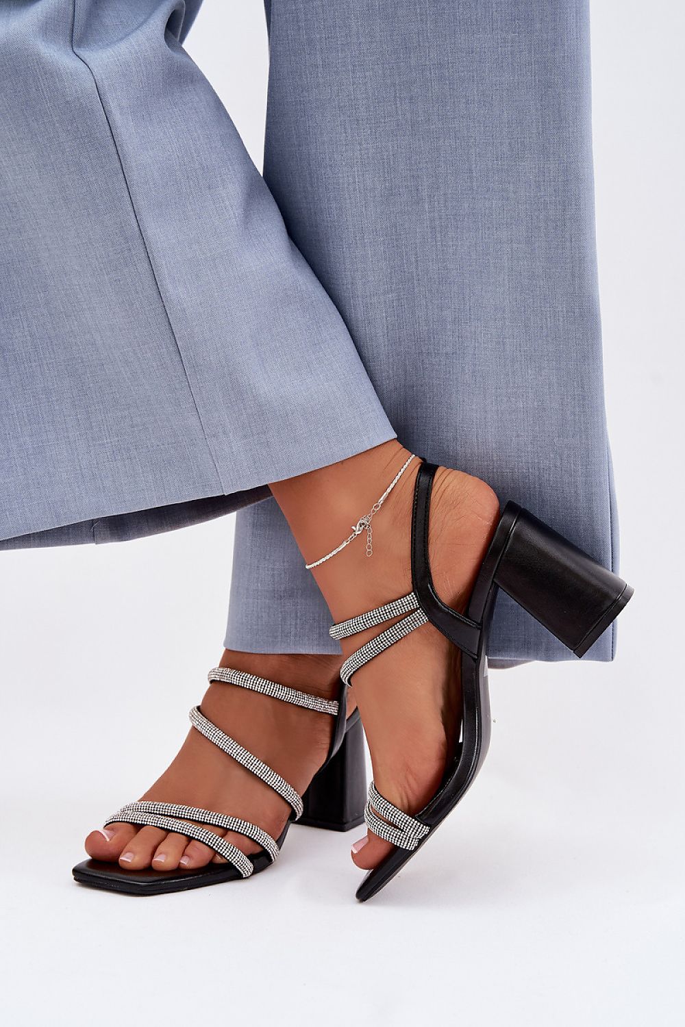  Sandały Model Brelia X8469 Black - Step in style 