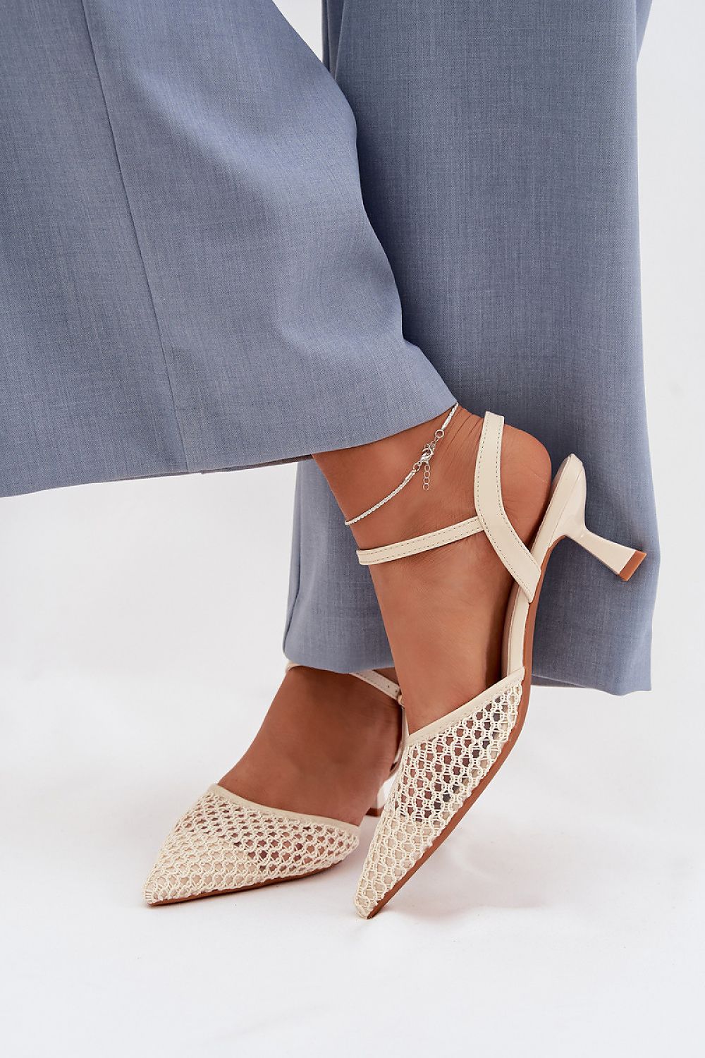  Sandały Model Brilora X3515 Light Beige - Step in style 