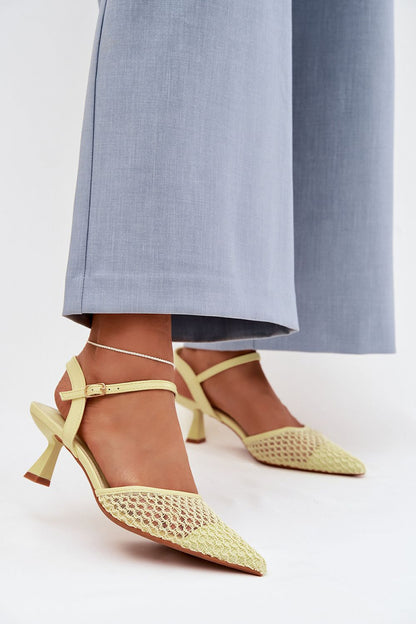  Sandały Model Brilora X3515 Yellow - Step in style 