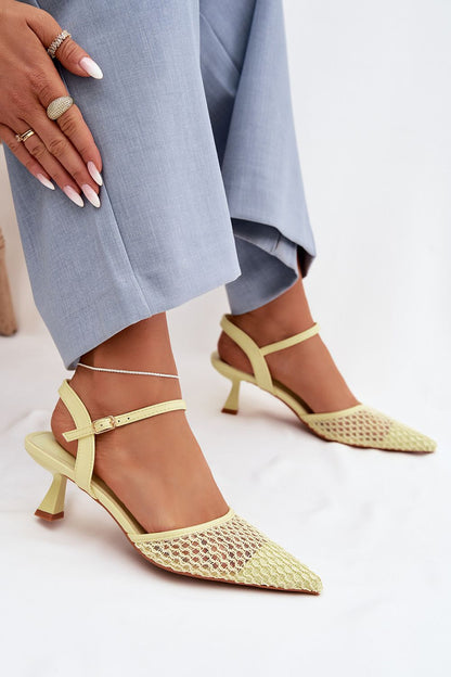  Sandały Model Brilora X3515 Yellow - Step in style 