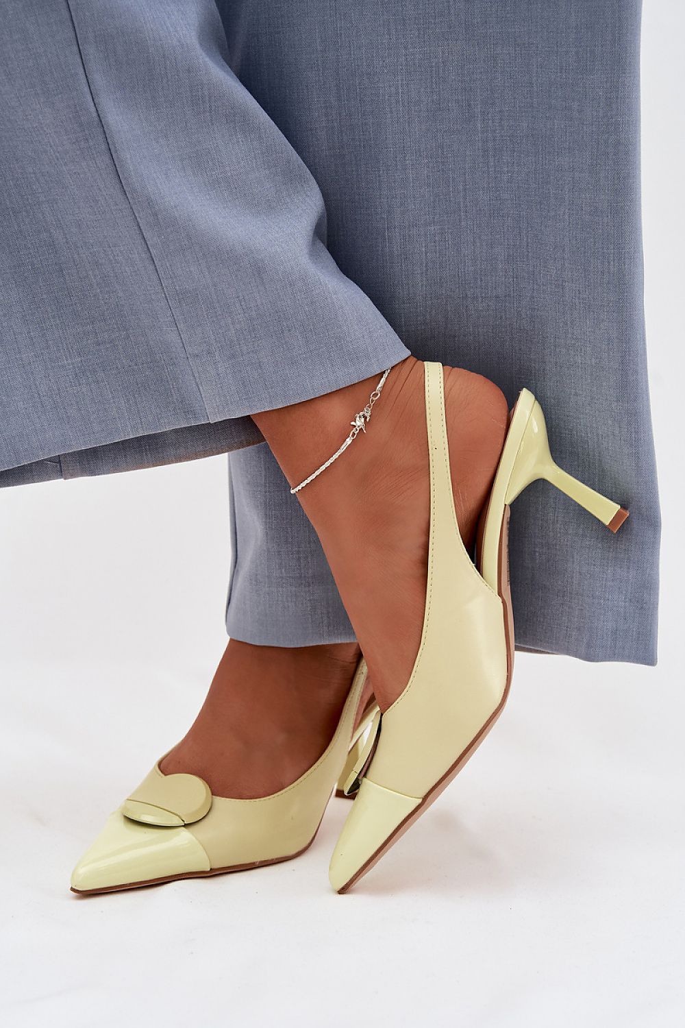  Sandały Model Mariae 6361 Yellow - Step in style 
