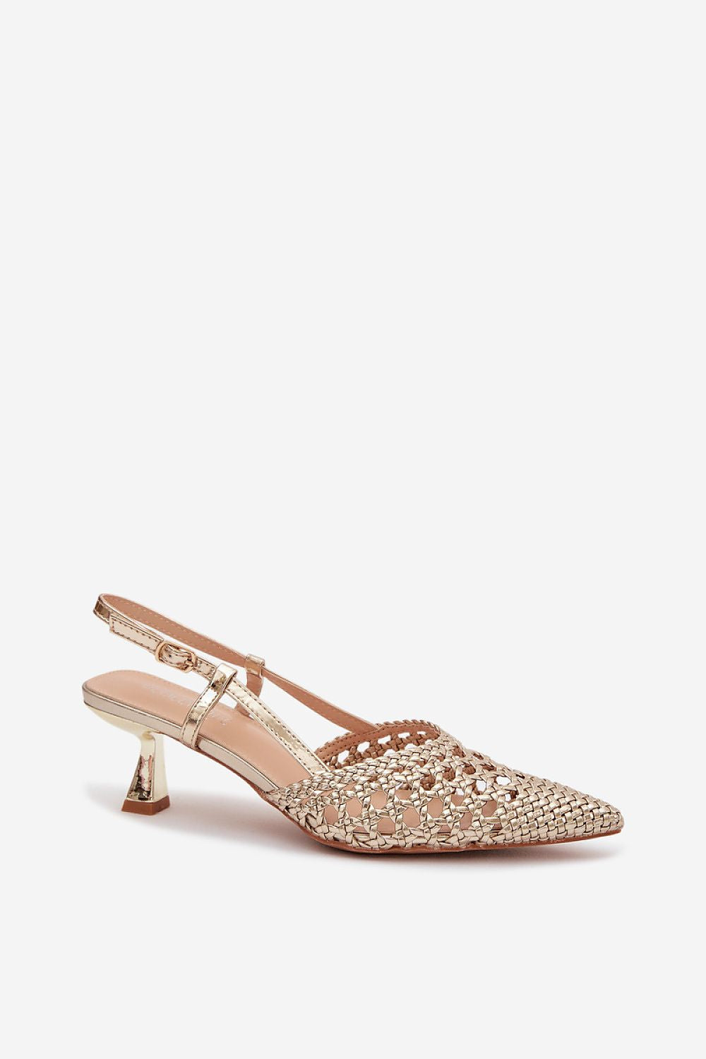  Sandały Model Selinae X888-10 Gold - Step in style 