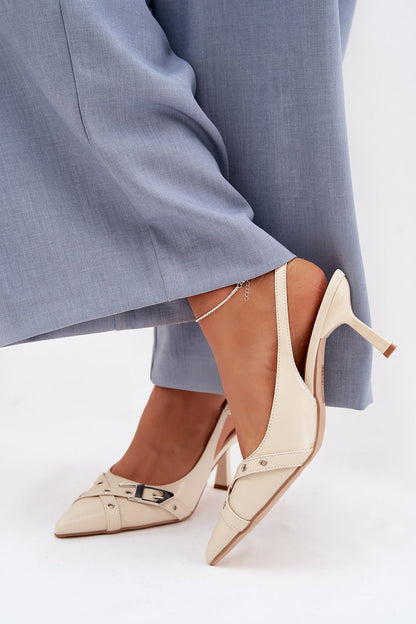  Sandały Model Parina 6338 Beige - Step in style 