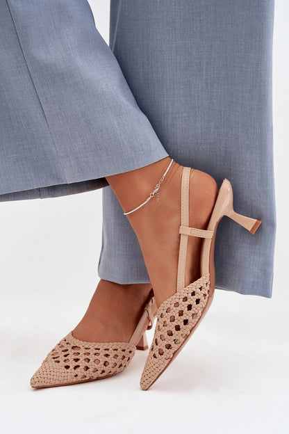  Sandały Model Selinae X888-10 Beige - Step in style 