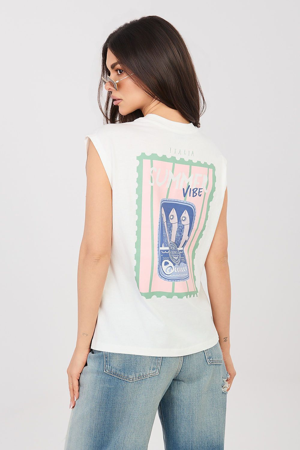   Tshirt Damski Model D12022M02769B White - Sublevel 