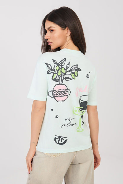   Tshirt Damski Model D12022AH02645AA Mint - Sublevel 