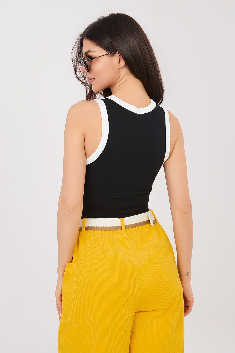  Koszulka Top Model D16197AJ02864A Black - Sublevel 