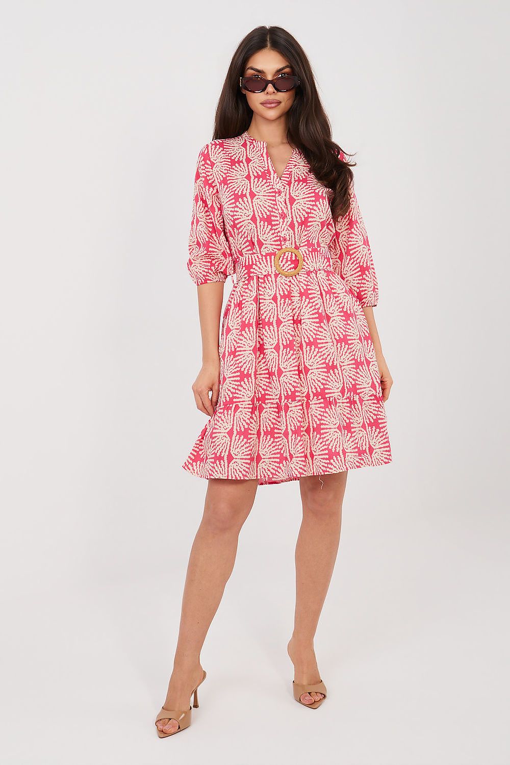 Sukienka Model D74516M30485B Coral - Sublevel 
