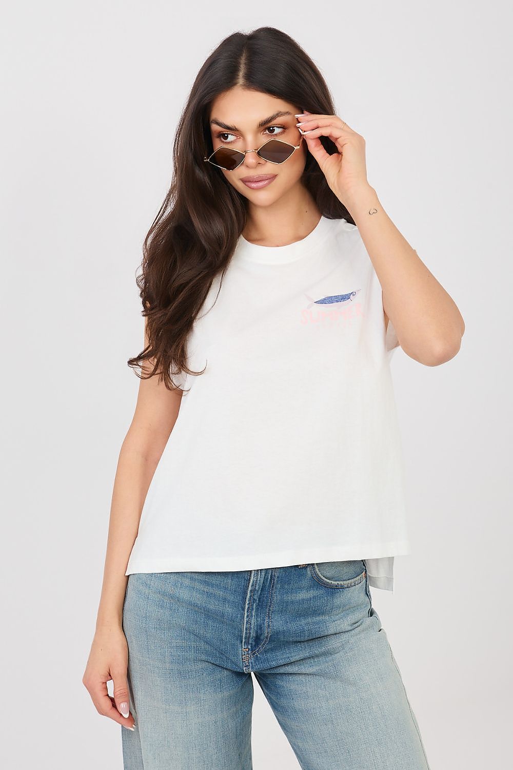   Tshirt Damski Model D12022M02769B White - Sublevel 