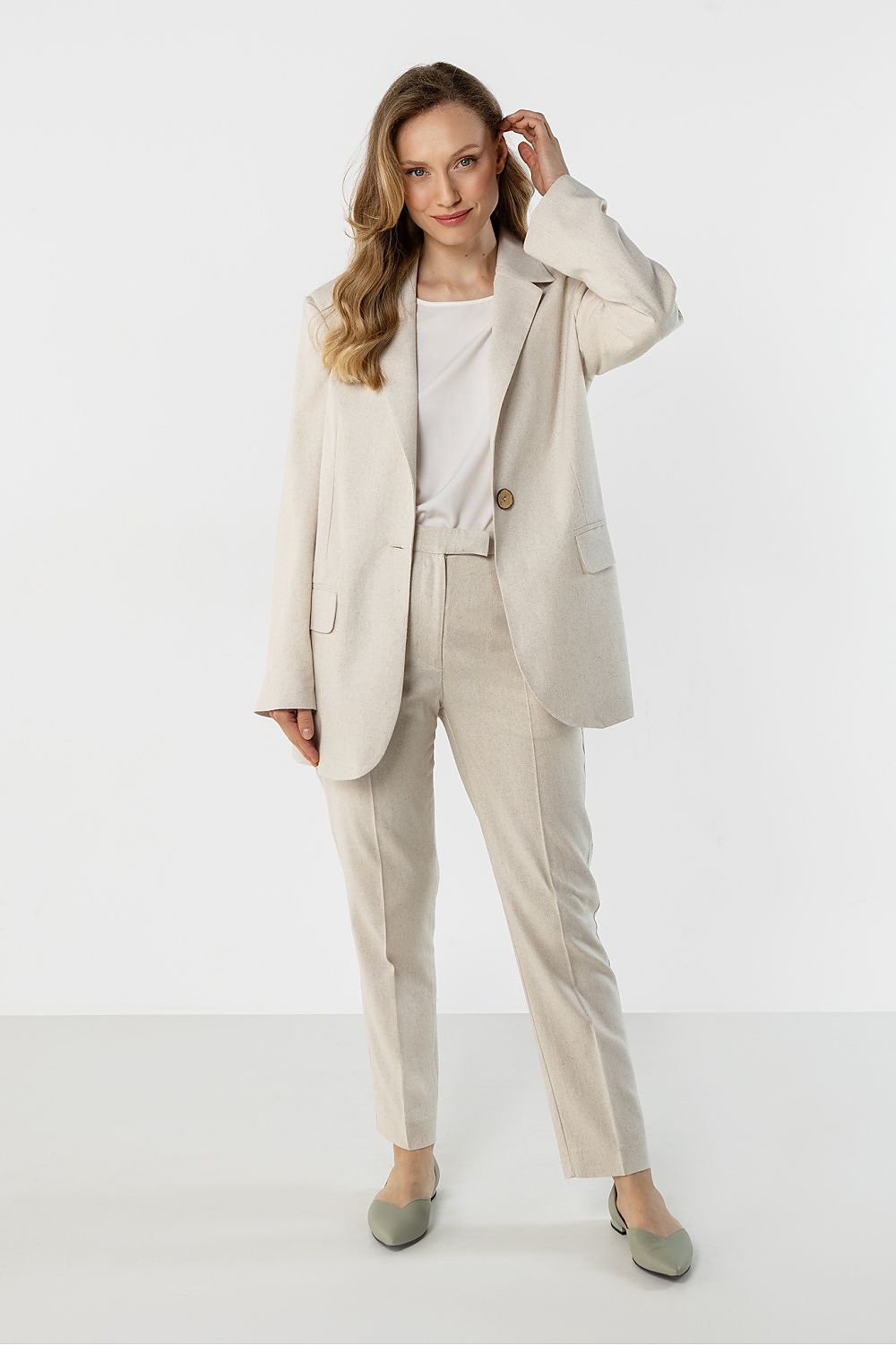   Marynarka Model A776 Beige - awama 