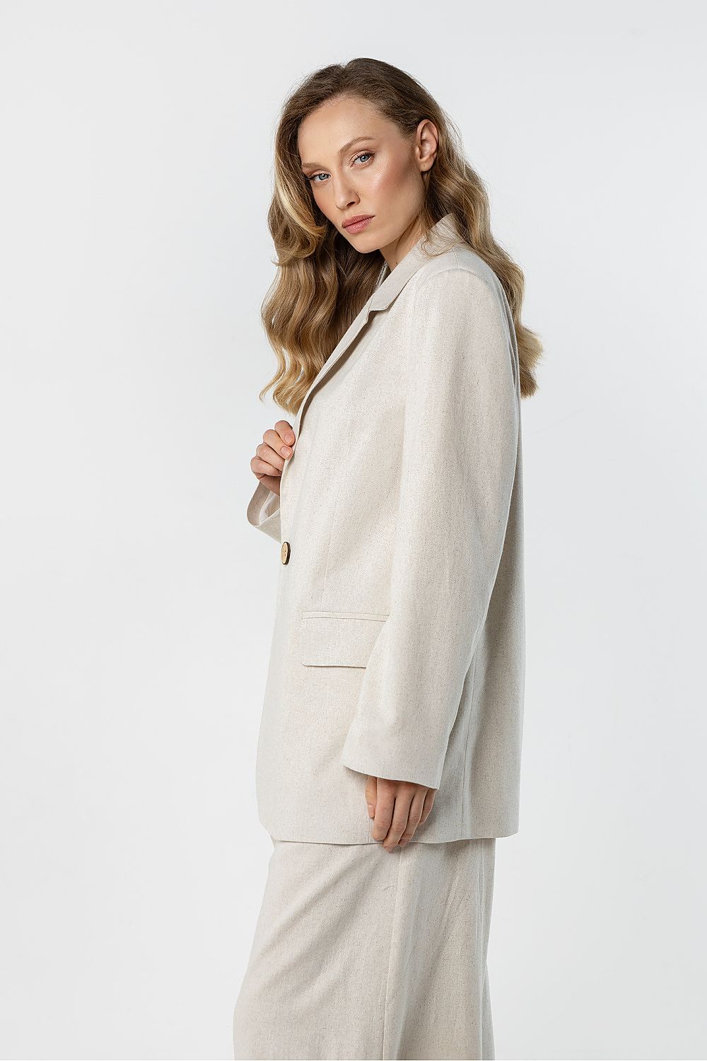   Marynarka Model A776 Beige - awama 