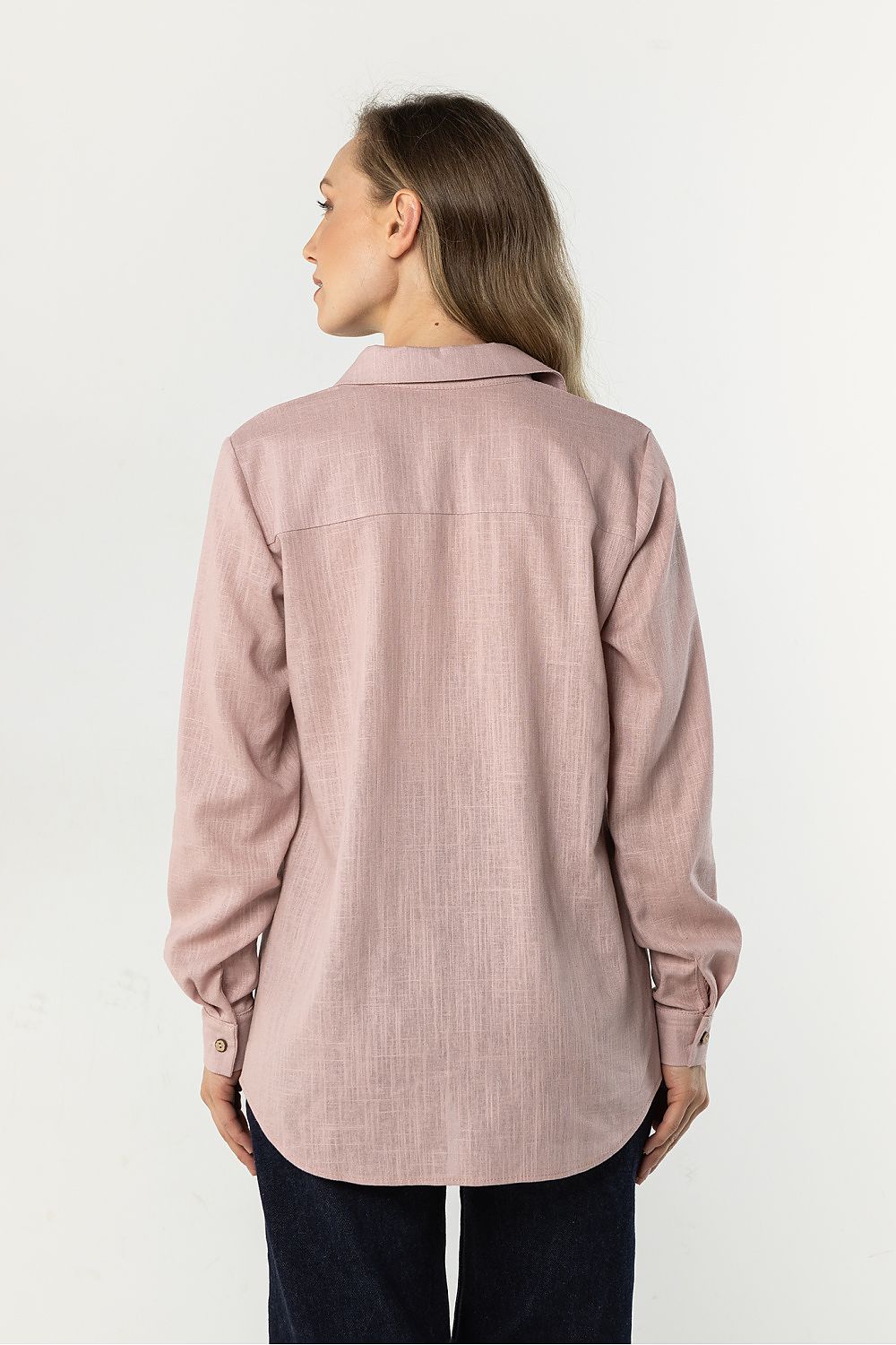   Koszula Damska Model A768 Dirty Pink - awama 