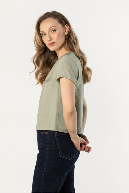   Bluzka Model A762 Szałwia - awama 