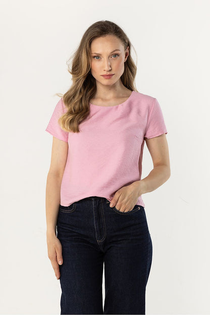   Bluzka Model A762 Pink - awama 