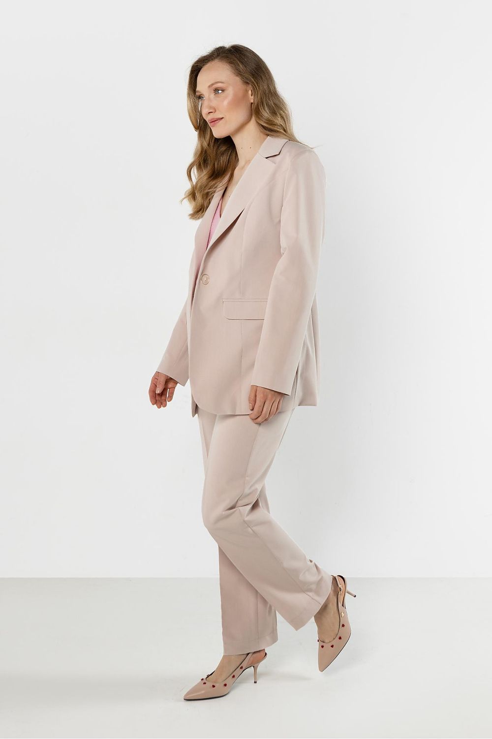   Marynarka Model A767 Beige - awama 