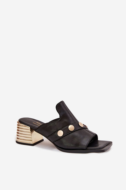  Sandał Klapki Model DA CR61-3063 Black - Step in style 