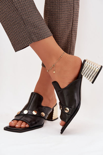  Sandał Klapki Model DA CR61-3063 Black - Step in style 