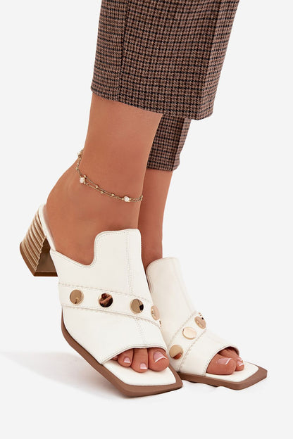  Sandał Klapki Model DA CR61-3063 White - Step in style 
