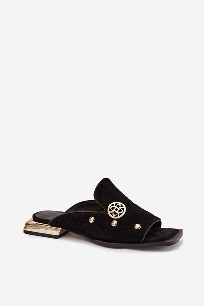  Sandał Klapki Model DA CR61-3061 Black - Step in style 