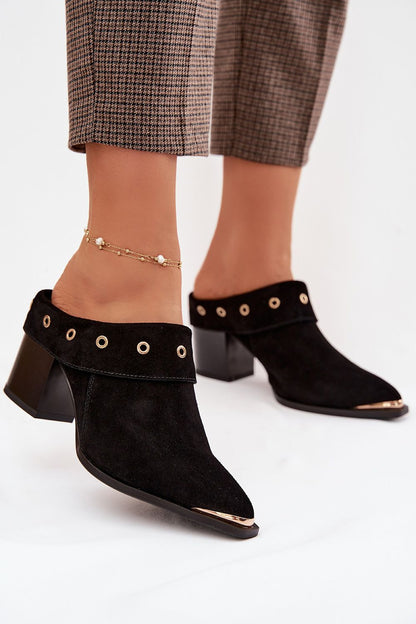  Sandał Klapki Model DA CR61-3059 Black - Step in style 