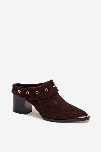  Sandał Klapki Model DA CR61-3059 Czekolada - Step in style 
