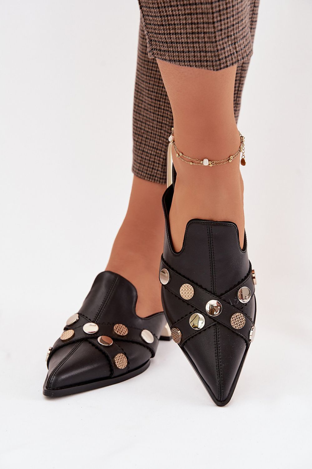  Sandał Klapki Model DA CR61-3058 Black - Step in style 