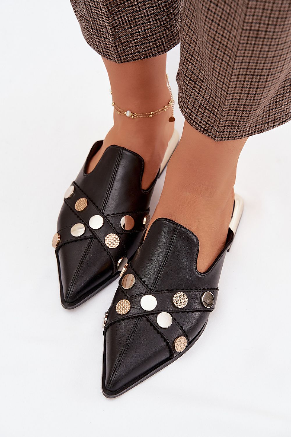  Sandał Klapki Model DA CR61-3058 Black - Step in style 