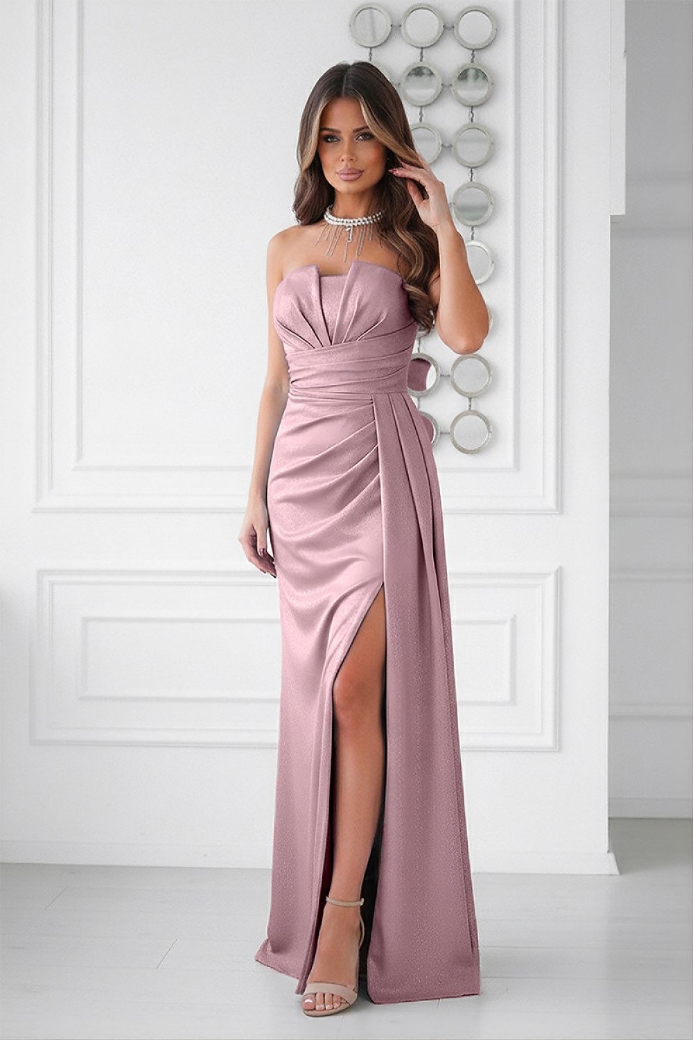  Sukienka Model 342-20 Pink - Bicotone 