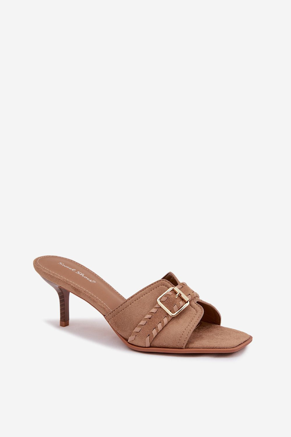  Sandał Klapki Model Jelira 9764 Dark Beige - Step in style 
