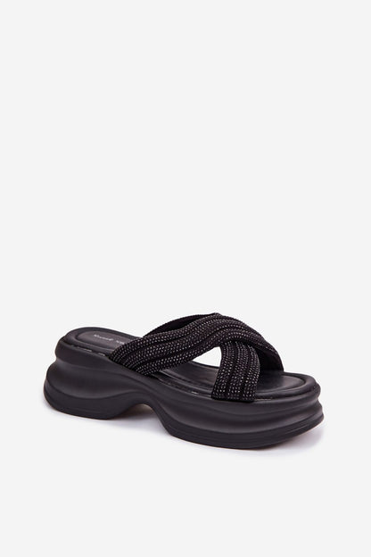  Sandał Klapki Model Eslira YL5060 Black - Step in style 
