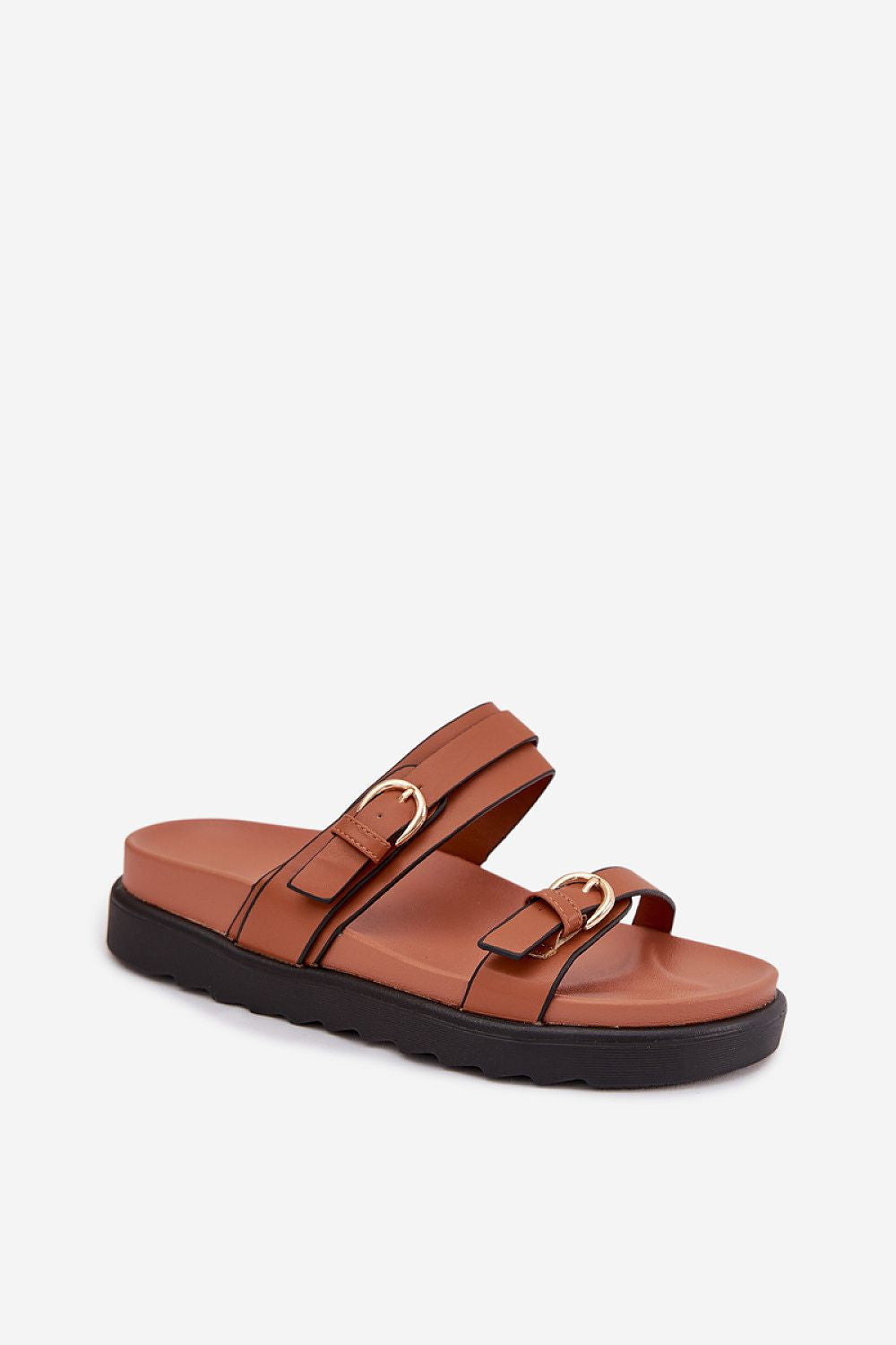  Sandał Klapki Model Rirea ZX6095-2 Camel - Step in style 