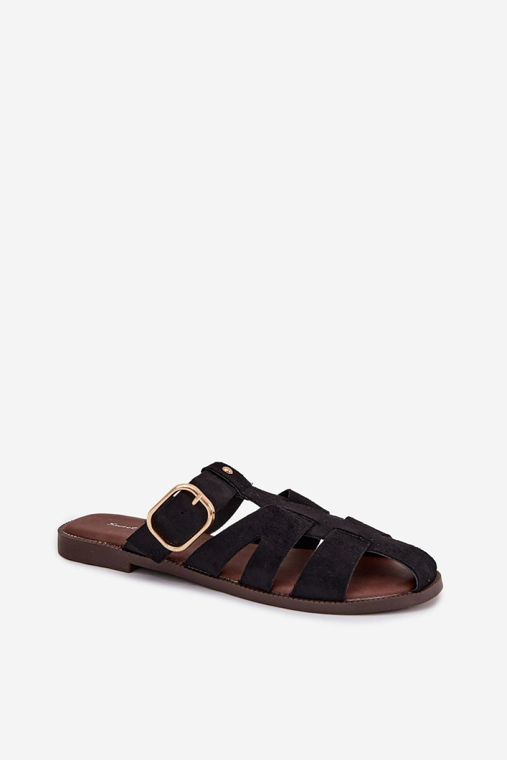  Sandał Klapki Model Elzora 9784 Black - Step in style 