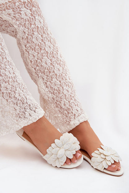  Sandał Klapki Model Grelora WS-56 White - Step in style 