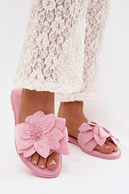  Sandał Klapki Model Elzoria J502-4 Pink - Step in style 